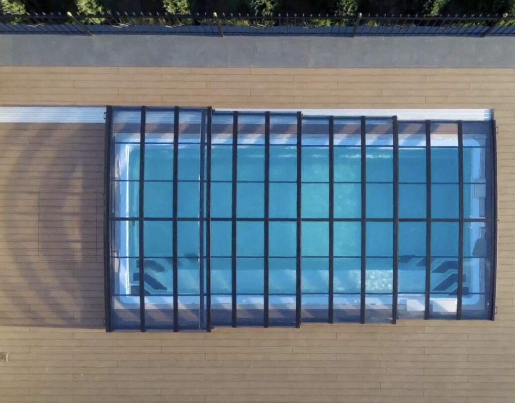 Alpin pooltak M10 utan räls